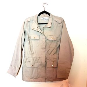 Croft & Barrow Khaki Full-Zip Utility Jacket